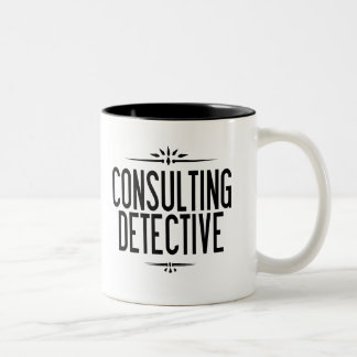 Die einzige beratender detektiv-Tasse der Welt Zweifarbige Tasse