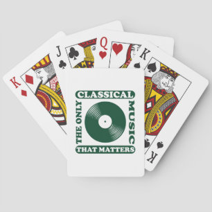 Die einzige klassische Musik Spielkarten