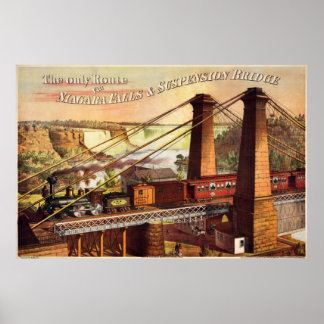 Die einzige Route über die Niagarafälle Poster