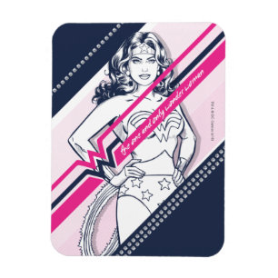 Die einzige und einzige Wunderwoman's Retro-Grafik Magnet