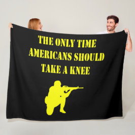DIE EINZIGE ZEIT SOLLTEN DIE AMERIKANER VERSCHWIND FLEECEDECKE