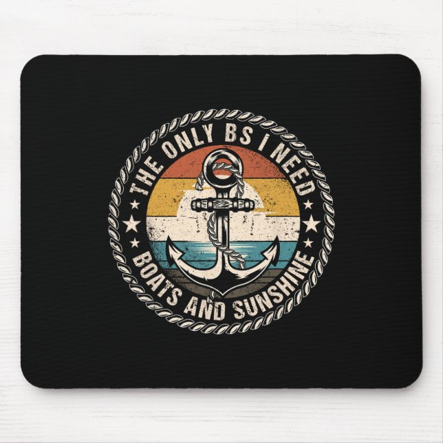 Die einzigen Bs, die ich brauche Boote und Sunshin Mousepad (Vorne)