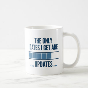 Die einzigen Daten, die ich erhalte, sind Updates Kaffeetasse