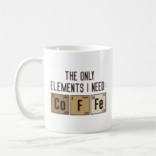 Die einzigen Elemente, die ich brauche Kaffeetasse