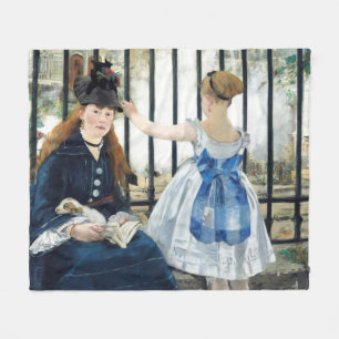 Die Eisenbahn Edouard Manet Fleecedecke