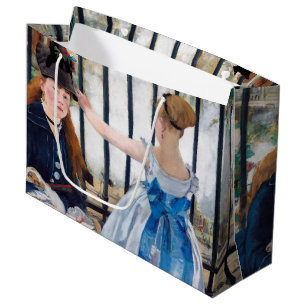 Die Eisenbahn, Edouard Manet große Geschenktasche Große Geschenktüte
