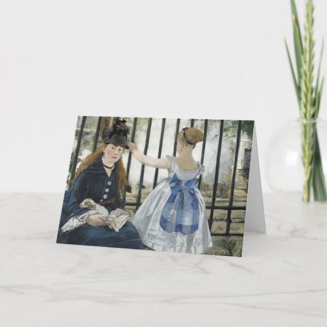 Die Eisenbahn | Édouard Manet Karte (Vorderseite)