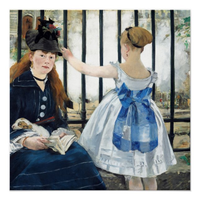 Die Eisenbahn Edouard Manet Poster (Vorderseite)