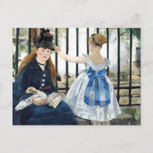Die Eisenbahn Edouard Manet Postkarte