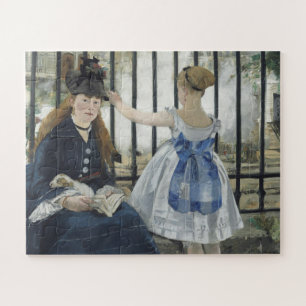 Die Eisenbahn - Kunstmalerei von Manet