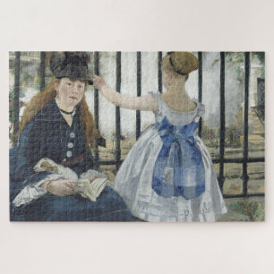 Die Eisenbahn - Kunstmalerei von Manet