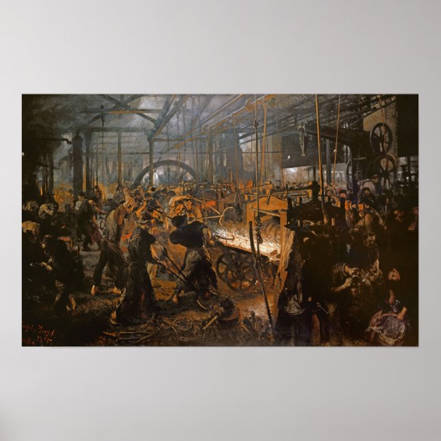 Die Eisenbahn von 1875 Poster (Vorne)