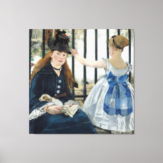 Die Eisenbahn von Edouard Manet 1873 Canvas Print Leinwanddruck