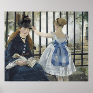 Die Eisenbahn von Edouard Manet Poster