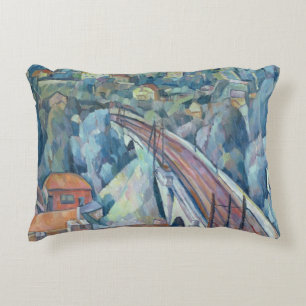 Die Eisenbahnbrücke bei Meulen Zierkissen