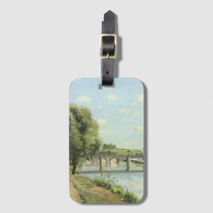 Die Eisenbahnbrücke Camille Pissarro Gepäckanhänger