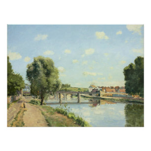 Die Eisenbahnbrücke Camille Pissarro   Poster