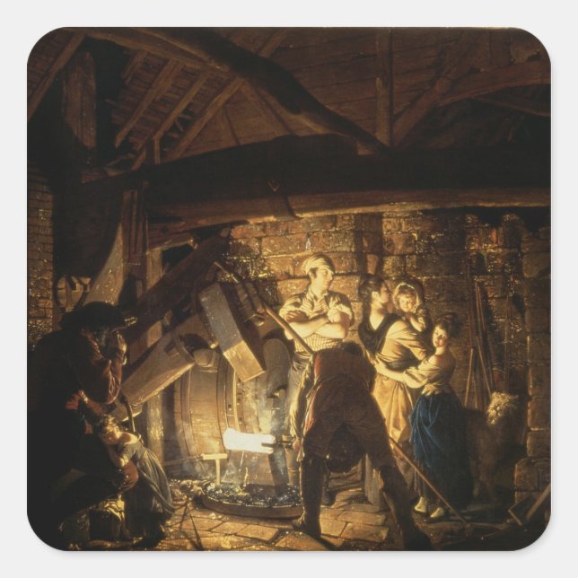 Die Eisenzeit, 1772 Quadratischer Aufkleber (Vorderseite)