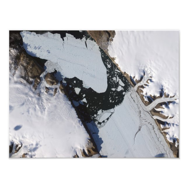 Die Eisinsel Fotodruck (Vorne)