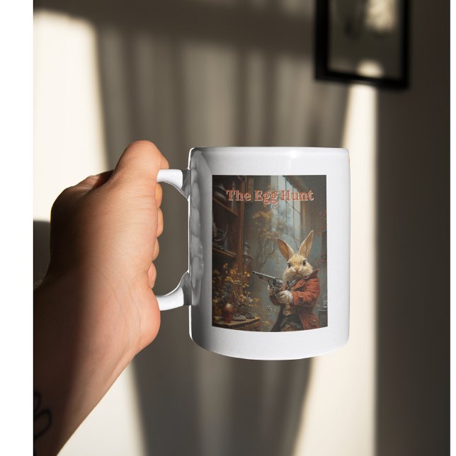 Die Eizelljagd, die Osterhasen-Jagd Kaffeetasse (Von Creator hochgeladen)