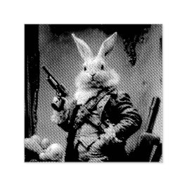 Die Eizelljagd, die Osterhasen-Jagd Permastempel