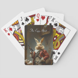 Die Eizelljagd, die Osterhasen-Jagd Spielkarten