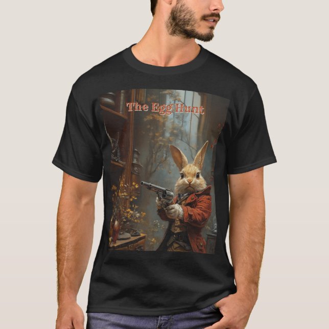 Die Eizelljagd, die Osterhasen-Jagd T-Shirt (Vorderseite)