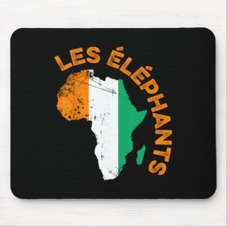 Die Elefanten Côte d'Ivoire Fußball Mousepad