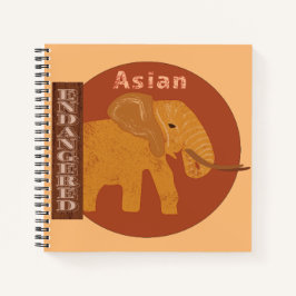 Die Elefanten gerettet Notizbuch