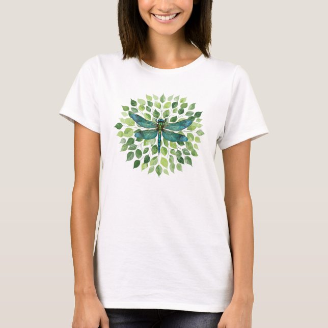 Die Elegance-Libelle der Natur T-Shirt (Vorderseite)