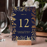 Die elegante Hochzeitskollektion der Marine und de Tischnummer<br><div class="desc">Feiern Sie stilvoll mit diesen modernen und sehr trendigen Hochzeitskarten. Das Design ist leicht mit Ihrer eigenen Formulierung zu personalisieren und Ihre Gäste werden begeistert sein, wenn sie diese fabelhaften Tischnummern sehen. Matching-Elemente finden Sie in der Auflistung. *** WIE SIE BESTELLEN *** Bitte passen Sie Ihre Tischnummer an und fügen...</div>