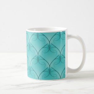 Die elegante Tasse, sanft türkisblau Kaffeetasse