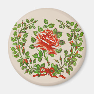 Die Eleganz der Blume der Sommermonate Magnet