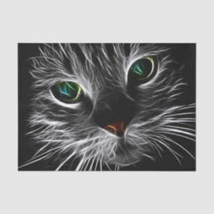 Die "elektrische" Katze Seidenpapier