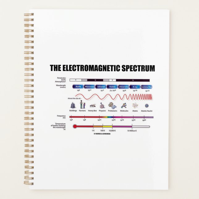 Die elektromagnetische Spektrumsphysik Planer (Vorderseite)