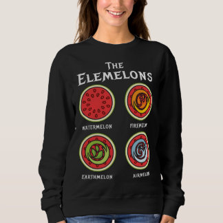 Die Elemelons I Vegan Vegetarischer Naturschutz Sweatshirt
