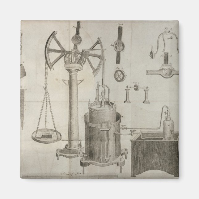 Die Elemente der Chemie" Magnet (Vorne)