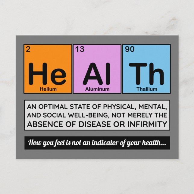 Die Elemente der Chiropraktik im Gesundheitswesen Postkarte (Vorderseite)