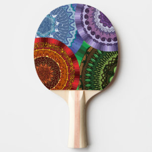 Die Elemente Mandalas Ping Pong Schläger Tischtennis Schläger
