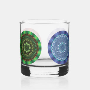 Die Elemente Mandalas Whiskyglas