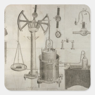 Die Elemente von Chemistry Quadratischer Aufkleber