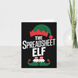 Die Elf-Spreadsheet-Gruppe passt zur Familie Chris Karte