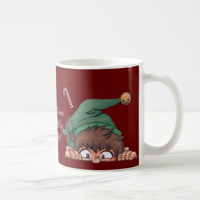 Die Elfe ließen mich es tun! Kaffeetasse (Rechts)