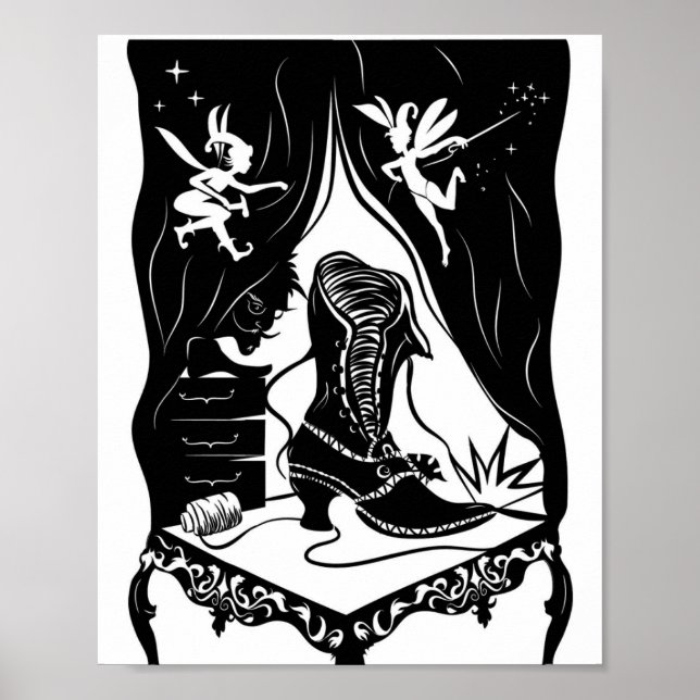 Die Elfen und das Shoemaker-Poster Poster (Vorne)