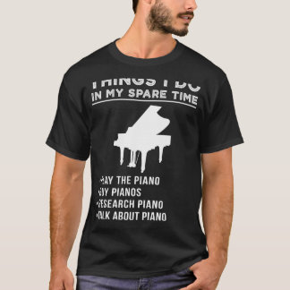 Die Elfenbein kitzeln: Embrace Pianos Harmonious W T-Shirt