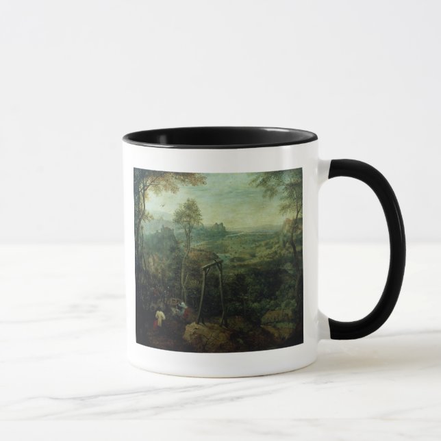 Die Elster auf den Galgenn, 1568 Tasse (Rechts)