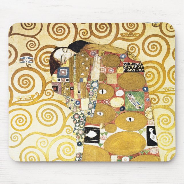 Die Embran von Gustav Klimt Malerei Mousepad (Vorne)