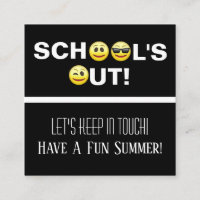 Die Emoji-Karte der Schule für Kinder