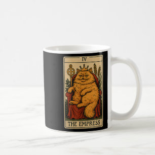 Die Empress Cat Tarot Card Funny Witchy Mystical K Kaffeetasse