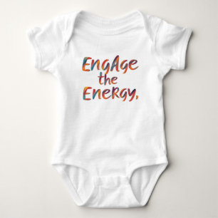 Die Energie einbinden Baby Strampler